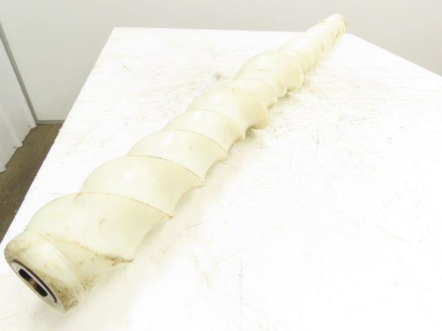 Bottle Feeder Conveyor Plastic Screw Auger Spiral Extruder 4"x 54"