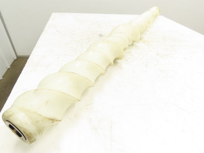 Bottle Feeder Conveyor Plastic Screw Auger Spiral Extruder 4"x 54"