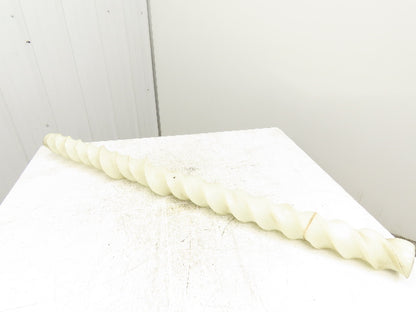 Bottle Feeder Conveyor Plastic Screw Auger Spiral Extruder 4"x 54"