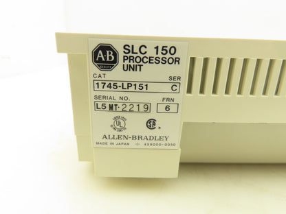 Allen Bradley 1745-LP151 SLC 150 Controller Processor Input Output Module