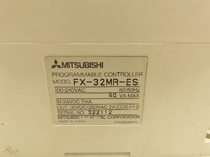 Mitsubishi FX-32MR-ES Melsec Programmable Controller