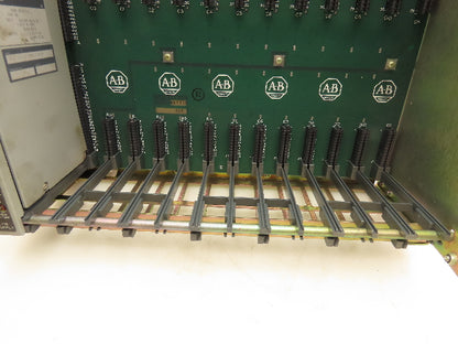 Allen Bradley 1771-A3B I/O PLC Chassis 12 Slot w/ 1772-LXP Power Supply