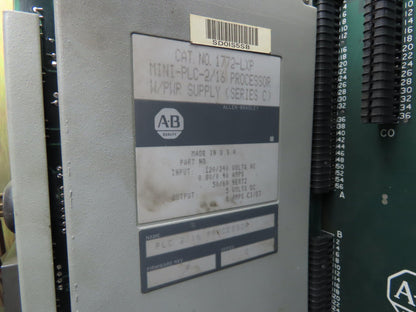 Allen Bradley 1771-A3B I/O PLC Chassis 12 Slot w/ 1772-LXP Power Supply