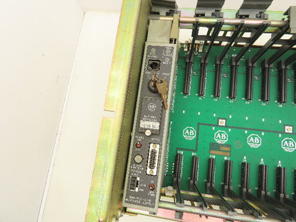 Allen Bradley 1771-A3B I/O PLC Chassis 12 Slot w/ 1772-LXP Power Supply
