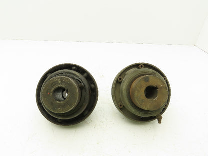 Falk 6F Grid Coupling Assembly 1" And 1-5/8" Bore Lot Of 2