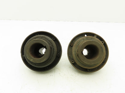Falk 6F Grid Coupling Assembly 1" And 1-5/8" Bore Lot Of 2