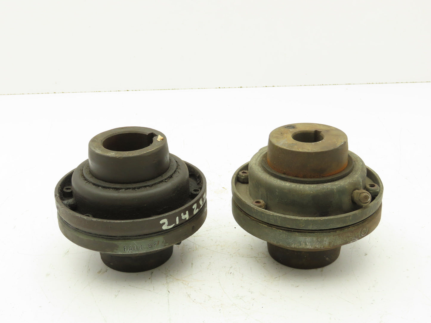 Falk 6F Grid Coupling Assembly 1" And 1-5/8" Bore Lot Of 2