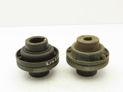 Falk 6F Grid Coupling Assembly 1" And 1-5/8" Bore Lot Of 2