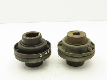 Falk 6F Grid Coupling Assembly 1" And 1-5/8" Bore Lot Of 2