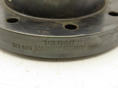 Sier-Bath Vari-Crown Flexible Coupling With 2"Hub 1-1/2"Bore Size F 1-1/2