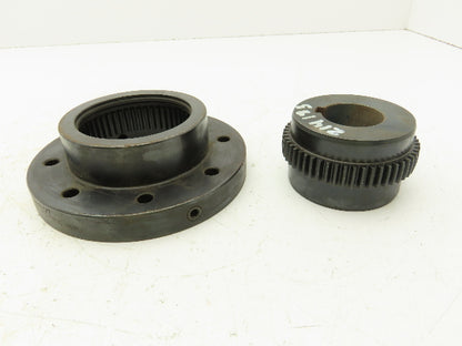 Sier-Bath Vari-Crown Flexible Coupling With 2"Hub 1-1/2"Bore Size F 1-1/2