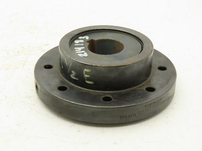 Sier-Bath Vari-Crown Flexible Coupling With 2"Hub 1-1/2"Bore Size F 1-1/2