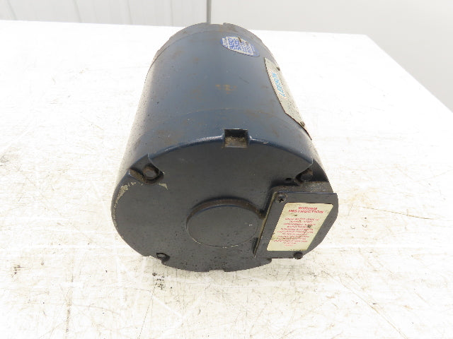 Leeson C6T34NB1A AC Motor 1/2Hp 3450 RPM 208-230-460V 3PH D56 Frame TENV