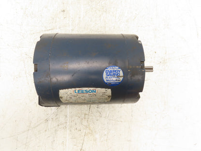 Leeson C6T34NB1A AC Motor 1/2Hp 3450 RPM 208-230-460V 3PH D56 Frame TENV