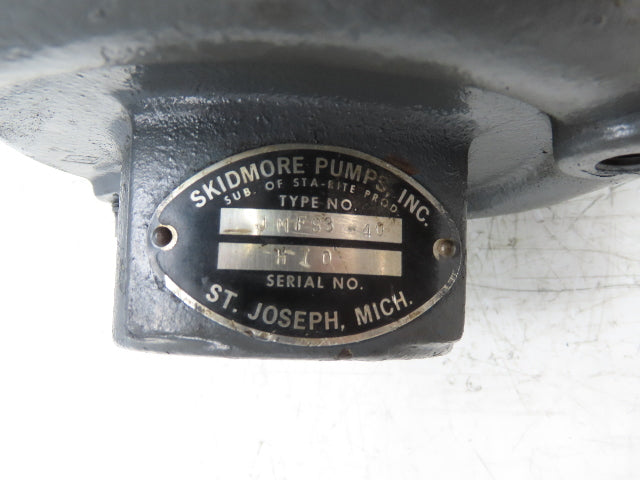 Skidmore Pumps JMFS3-40 Condensate Pump 1.5"x1" NPT 1.5Hp 3450 RPM 230/460V 3PH