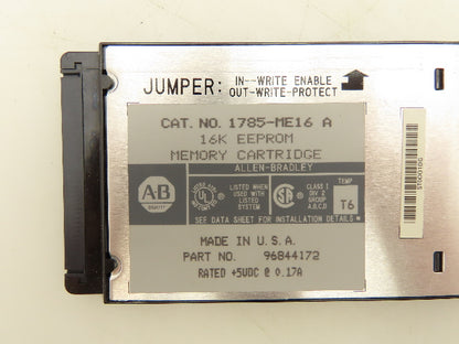 Allen Bradley 1785-ME16 PLC EEPROM Memory Cartridge 16K