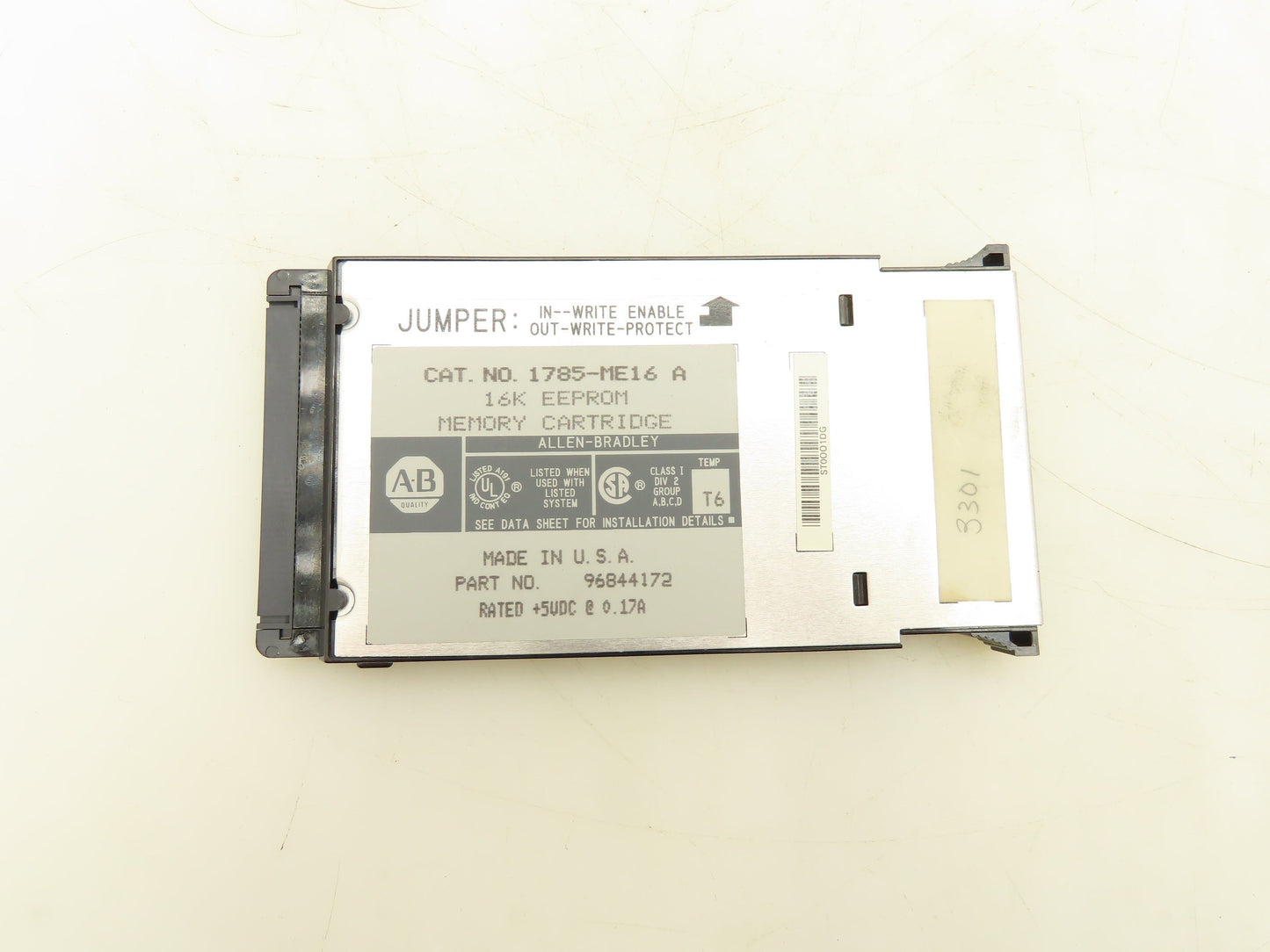 Allen Bradley 1785-ME16 PLC EEPROM Memory Cartridge 16K