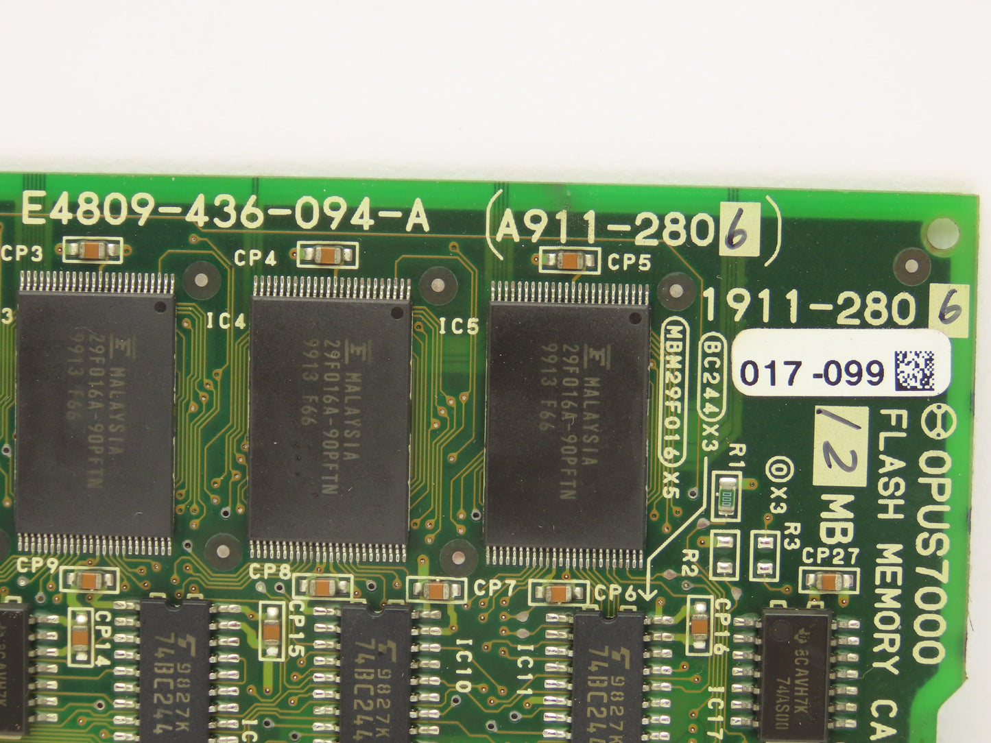 Okuma 1911-2806 Opus7000 Flash Memory Card Circuit Board Module