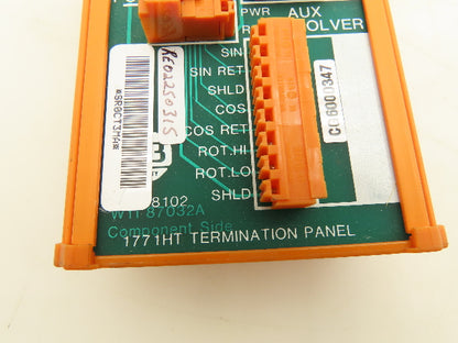Allen Bradley 1771HT Termination Panel 91658102 Relay Board Connectors