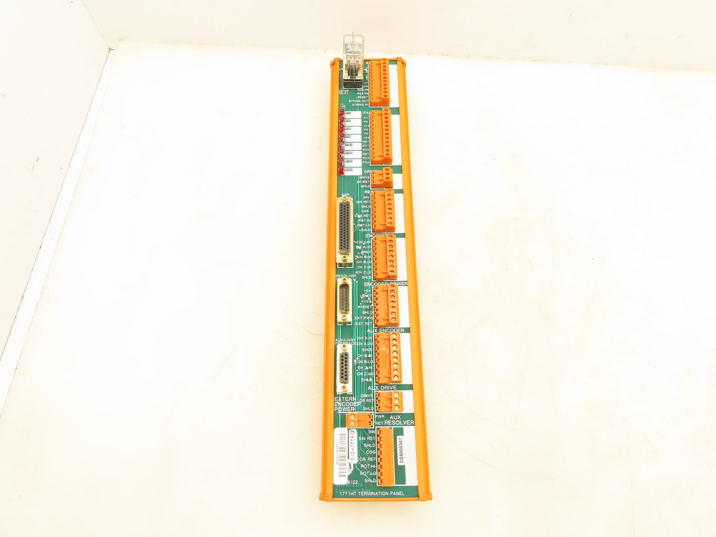 Allen Bradley 1771HT Termination Panel 91658102 Relay Board Connectors