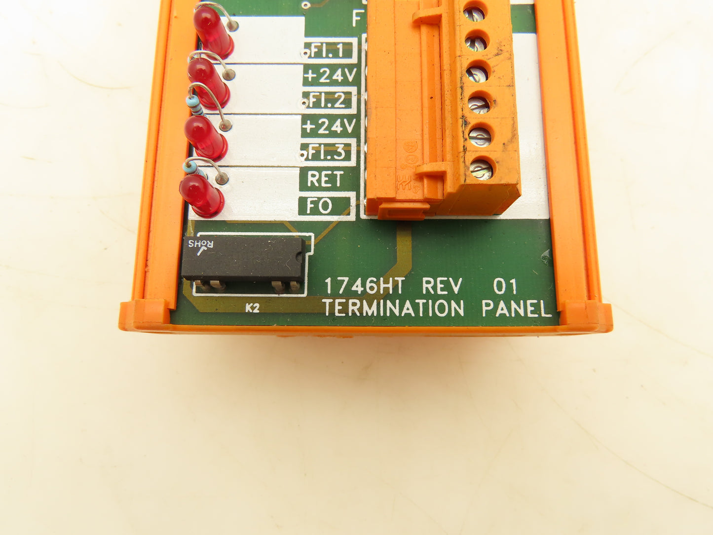 Allen Bradley 1746HT Termination Panel PLC Connector Circuit Board Lot of 2