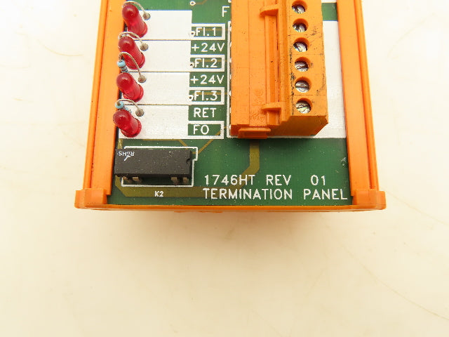 Allen Bradley 1746HT Termination Panel PLC Connector Circuit Board Lot of 2