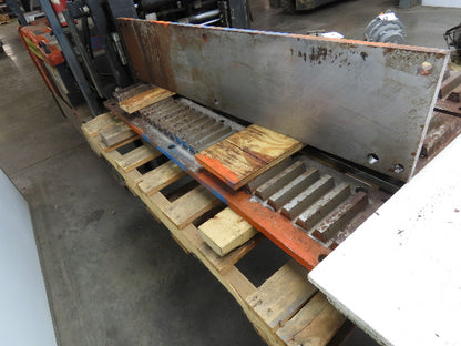 Steel Rectangular Gear Rack 2DP Pitch 29-Teeth 5.5" Width 45" OAL