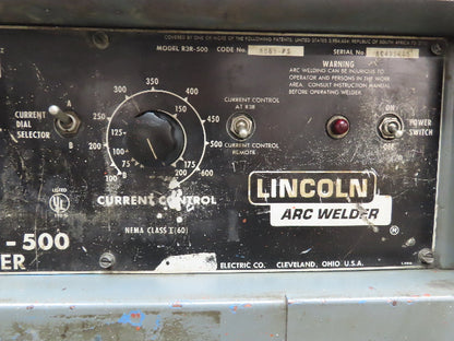 Lincoln 8069 PS IDEALARC R3R 500 AMP DC ARC Stick Welder Power Source Tested