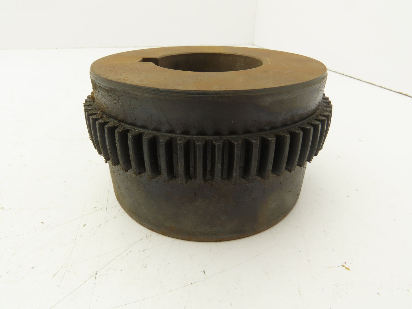 Sier-Bath F2 Vari-Crown Flanged Coupling With Flex hub 1-15/16" Keyed Bore