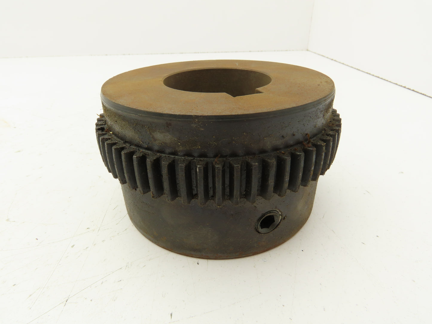 Sier-Bath F2 Vari-Crown Flanged Coupling With Flex hub 1-15/16" Keyed Bore