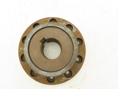 Sier-Bath F2 Vari-Crown Flanged Coupling With Flex hub 1-15/16" Keyed Bore