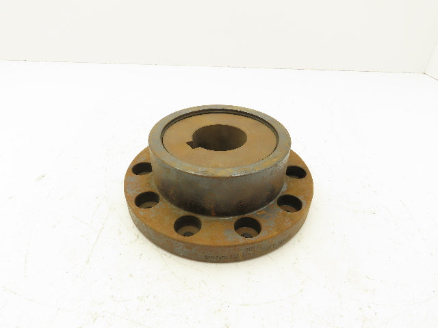 Sier-Bath F2 Vari-Crown Flanged Coupling With Flex hub 1-15/16" Keyed Bore
