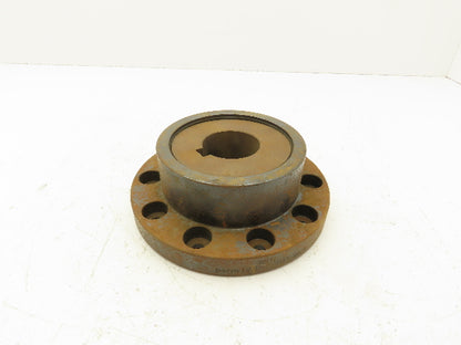Sier-Bath F2 Vari-Crown Flanged Coupling With Flex hub 1-15/16" Keyed Bore