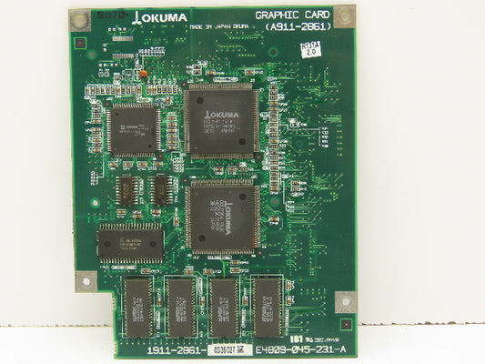 Okuma 1911-2861 PLC Graphic Card Circuit Board Module