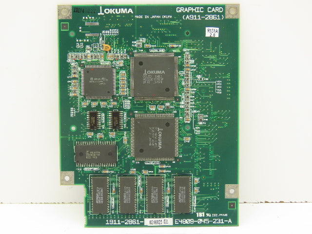 Okuma 1911-2861 PLC Graphic Card Circuit Board Module