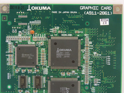 Okuma 1911-2861 PLC Graphic Card Circuit Board Module