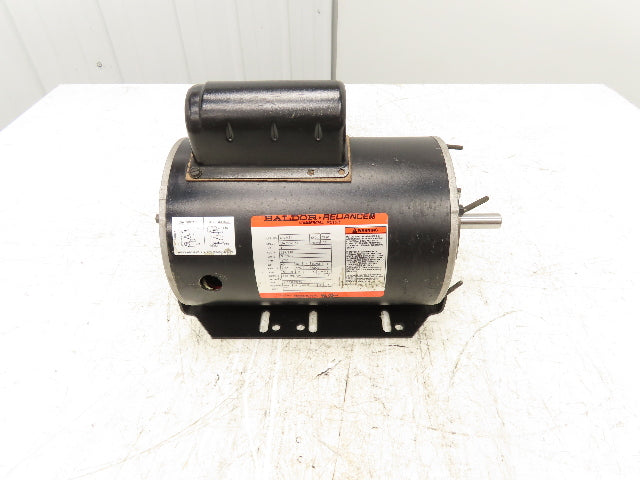 Baldor Reliance CHC545A AC Motor 1Hp 1700 RPM 115/230V 1PH 56 Fr Resilient Mount