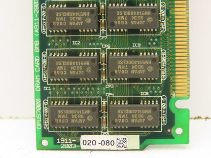 Okuma 1911-2803 Opus7000 DRAM Card 8MB Circuit Board