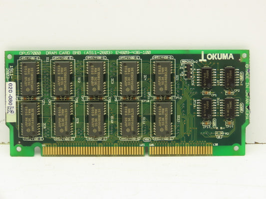 Okuma 1911-2803 Opus7000 DRAM Card 8MB Circuit Board