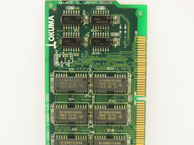 Okuma 1911-2802 Opus7000 DRAM Card 4MB Circuit Board