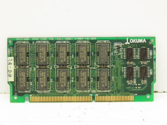 Okuma 1911-2802 Opus7000 DRAM Card 4MB Circuit Board