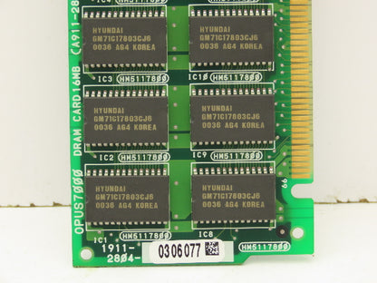 Okuma 1911-2804 Opus7000 DRAM Card 16MB Circuit Board