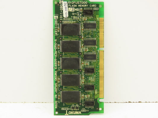 Okuma 1911-2806 Flash Memory Card 12MB Circuit Board