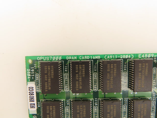 Okuma 1911-2804 Opus7000 DRAM Card 16MB Circuit Board