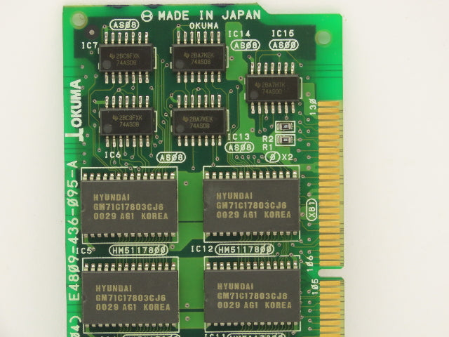 Okuma 1911-2804 Opus7000 DRAM Card 16MB Circuit Board