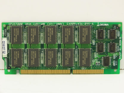 Okuma 1911-2804 Opus7000 DRAM Card 16MB Circuit Board