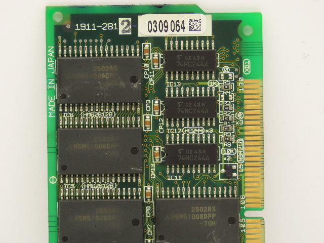 Okuma 1911-2812 SRAM Card 2MB Circuit Board Module