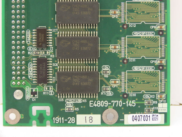 Okuma 1911-2818 SRAM 2M + Flash 0M Card Circuit Board