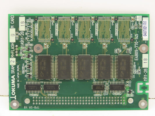 Okuma 1911-2818 SRAM 2M + Flash 0M Card Circuit Board
