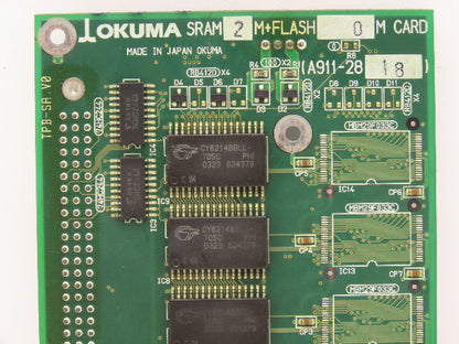 Okuma 1911-2818 SRAM 2M + Flash 0M Card Circuit Board